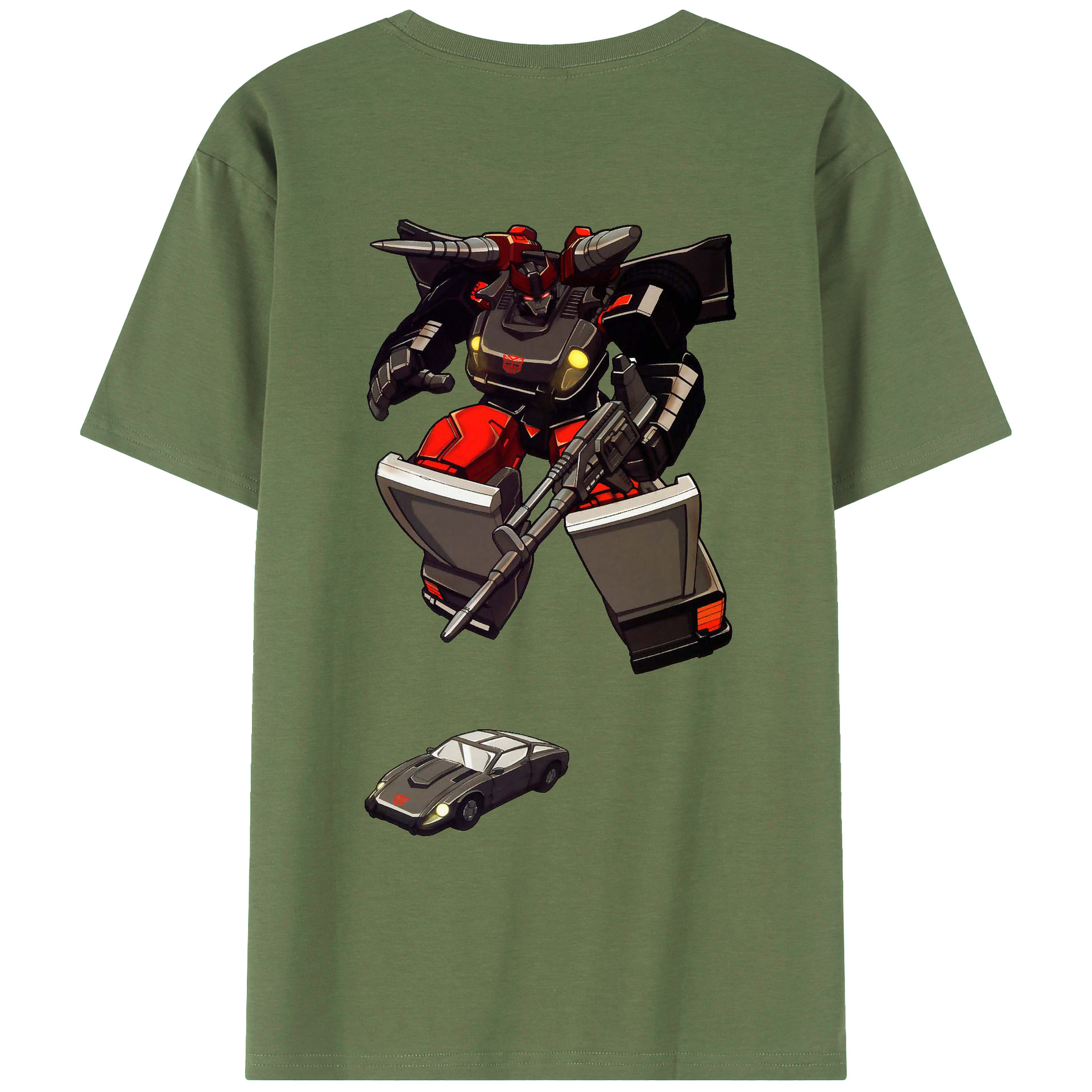 （画像用）  綿100％ メンズ半袖Tシャツ（バックプリント） 通気性